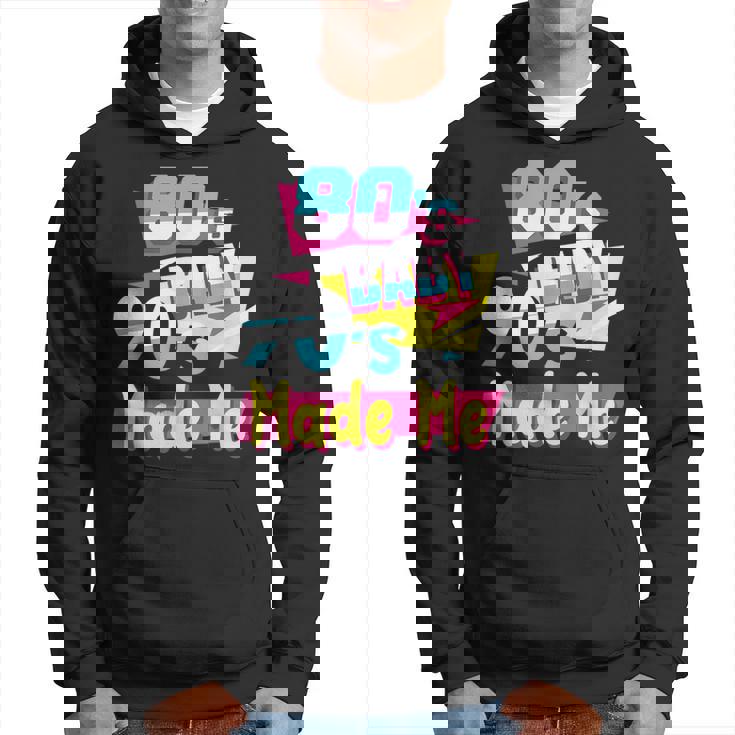 Los Años 80'S Baby 90'S Made Me Retro Nostalgia De Los 80 Sudadera