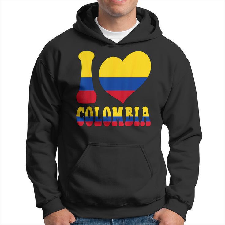 I Love Colombia I Love Bogotá Colombia Bandera Corazón Gráfico Sudadera