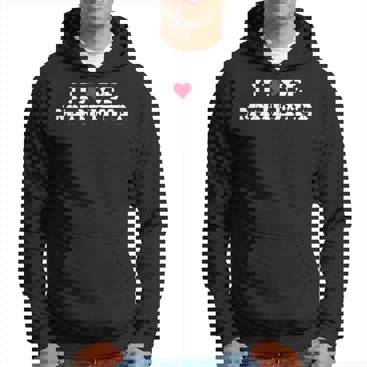 I Love Marietta Nombre De Marietta A Juego Para Novia Y Novio Sudadera
