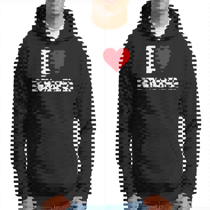 I Love Rumania Corazón Regalo Rumano Rumana Sudadera