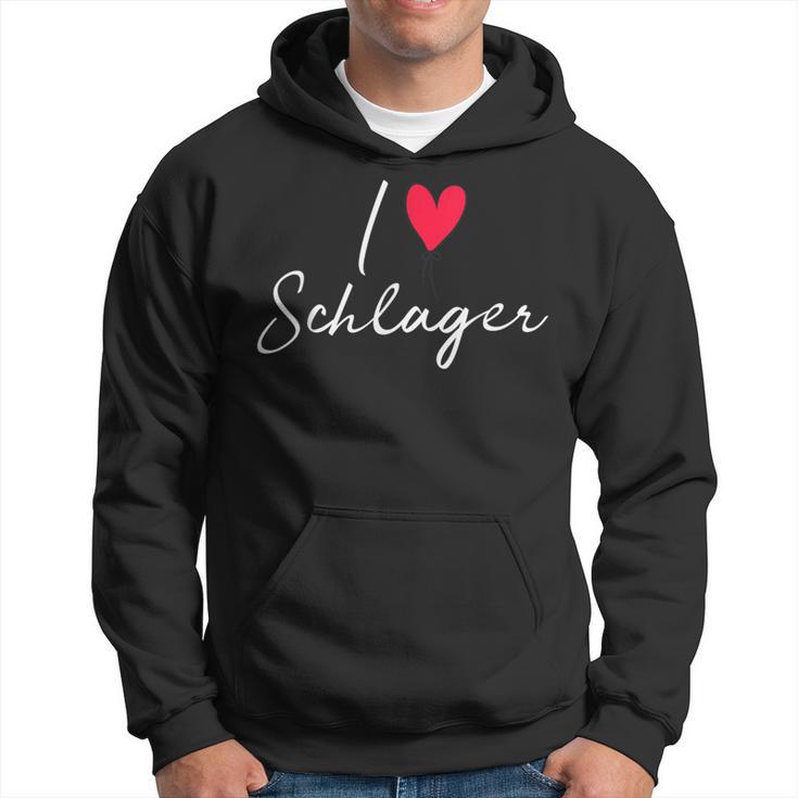 I Love Schlager Kapuzenpullover