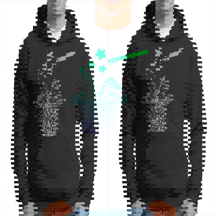 Maghi Cappello Per Mago Magia Icons Ragazzi Mago Felpa con cappuccio