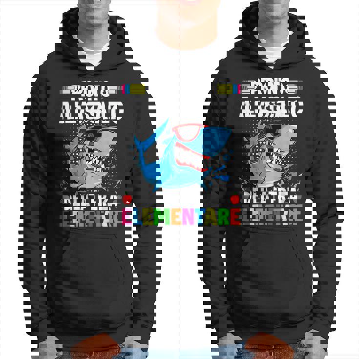Maglia Bambini Pronto All'assalto Della Terza Elementare Felpa con cappuccio