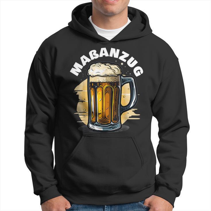 Maßanzug Maß Bier Bayrischer Spruch Maßkrug Bierkrug Kapuzenpullover