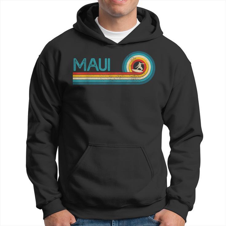 Maui Hawaiiintage Surfer Souvenir Surf Kapuzenpullover