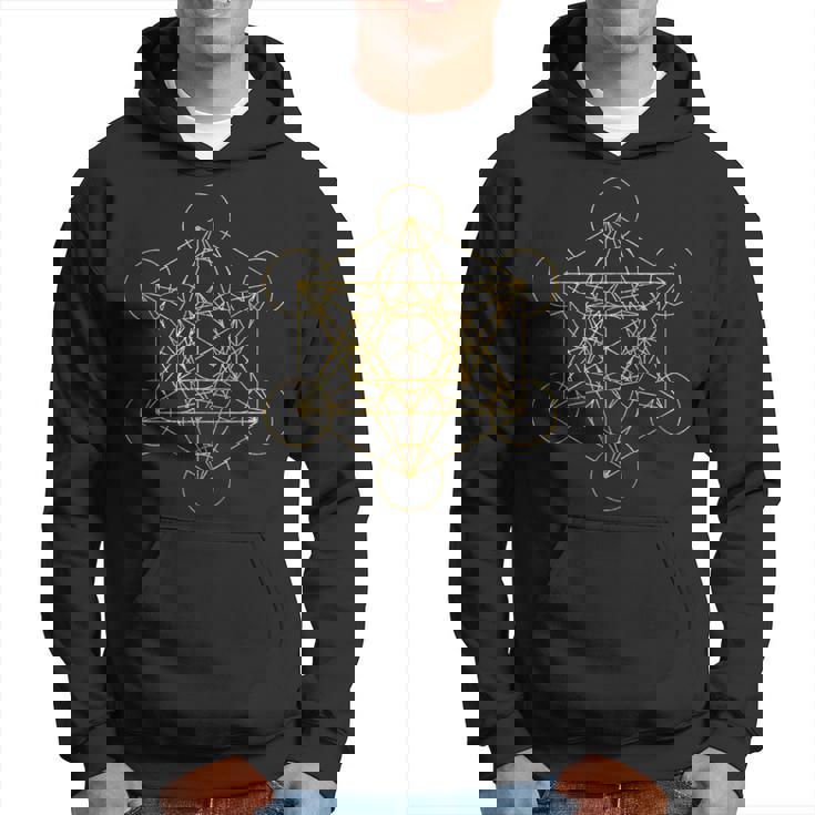 Metatron's Cube Sagrada Geometría Yoga Pray Sudadera