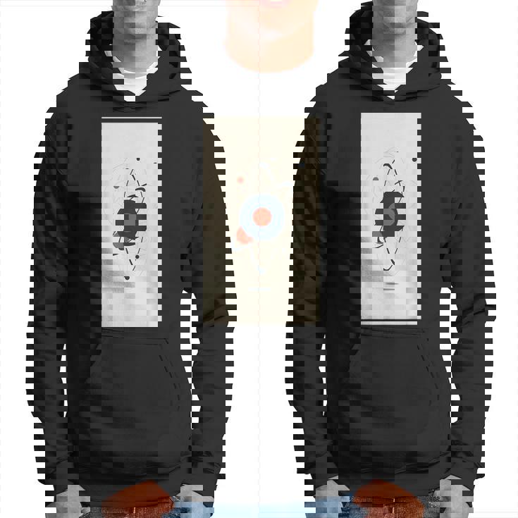 Minimalist Atomic Model Space Planets Science Hoodie