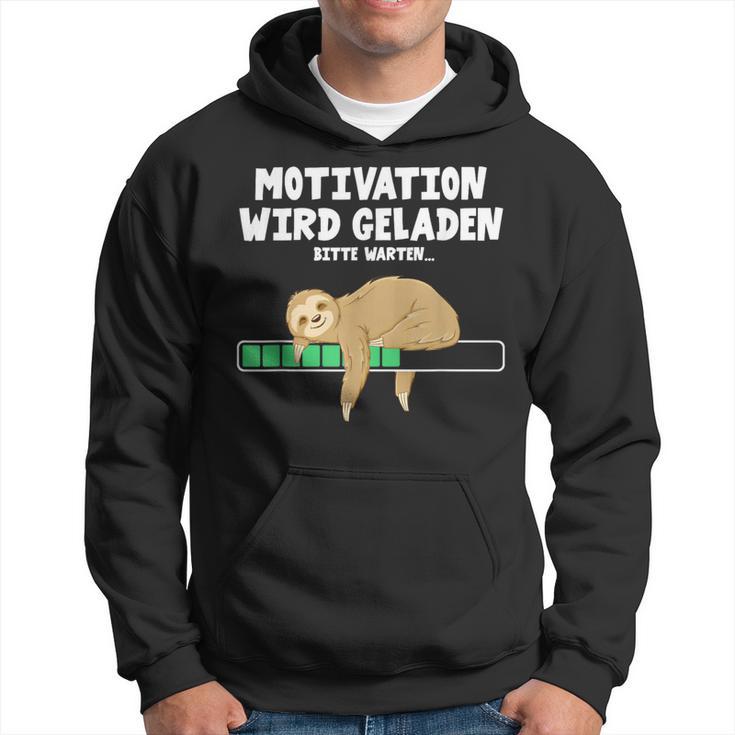 Motivation Wird Geladen Bitte Warten Kapuzenpullover