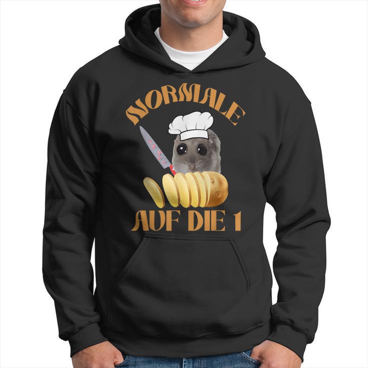 Normale Potatolen Auf Die 1 Sad Hamster Chef Kapuzenpullover