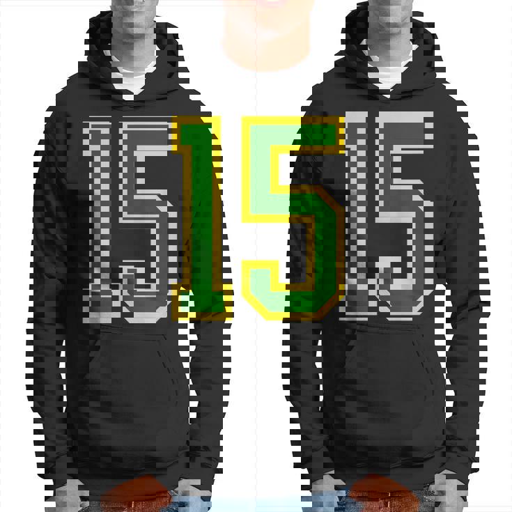 Número 15 Sporterde Amarillo Número 15 Sudadera
