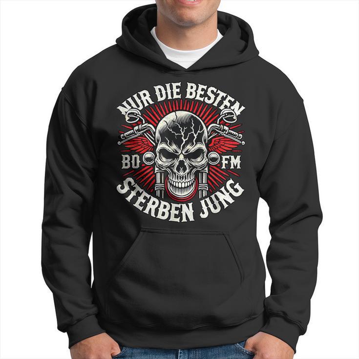 Nur Die Besten Die Jung Biker Statement Rocker Kapuzenpullover