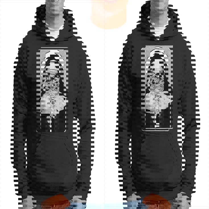 Occulto Gotico Oscuro Satanico Unholy Stregoneria Grunge Emo Goth Felpa con cappuccio