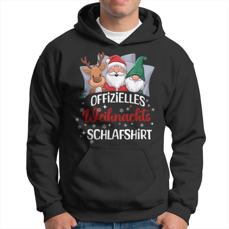 Offizielles Weihnachts Schlaf Lustig Familie Pyjama Kapuzenpullover