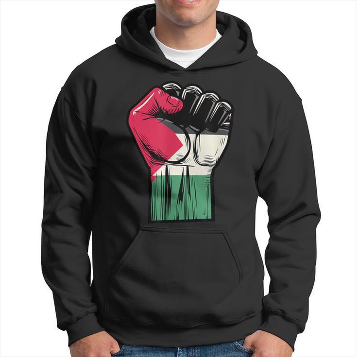 Palestine Flag Fist Palestine Flag Kapuzenpullover