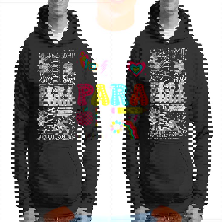 Para Paraprofessional Paraeducator First Day Back To School Hoodie