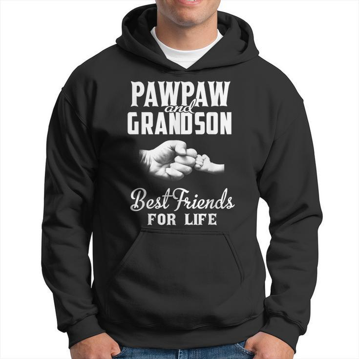Pawpaw And Grandson Best Friends For Life Grandpa Men Hoodie