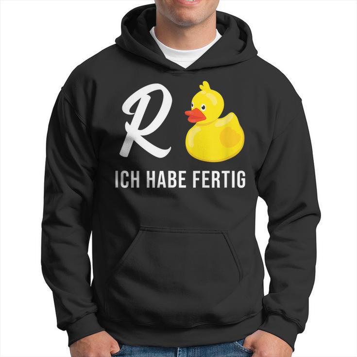 Pensioner Retirement Ich Habe Fertig Retirement Kapuzenpullover