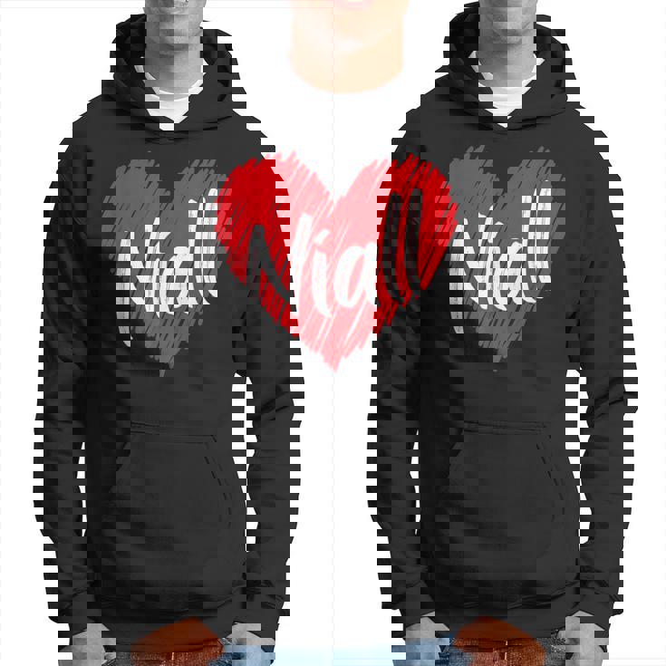 Personalized Name Niall Heart I Love Niall Hoodie