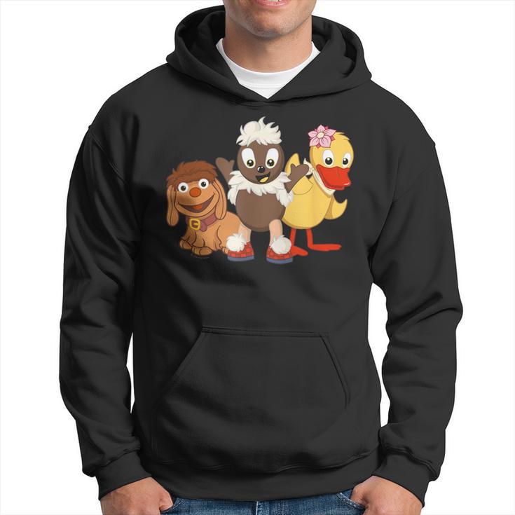 Pittiplatsch Schnatterinchen Und Moppi Drei Freunde Kapuzenpullover