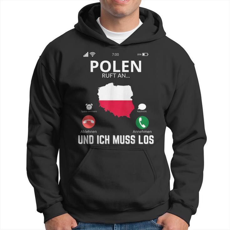 Polen Calls And I Must Go Poland Flag Kapuzenpullover