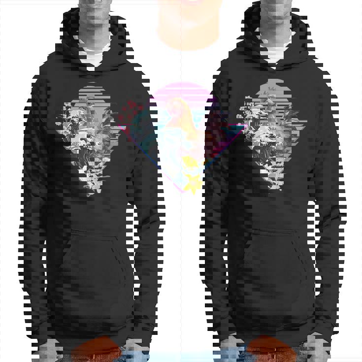 Pollo Japonés Gran Ola Kanagawa Japón Arteintage Sudadera