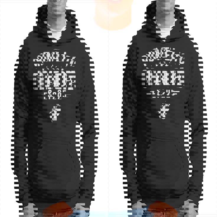 Promoted To Grandpa 2025 Soon To Be Grandfather New Grandpa Hoodie
