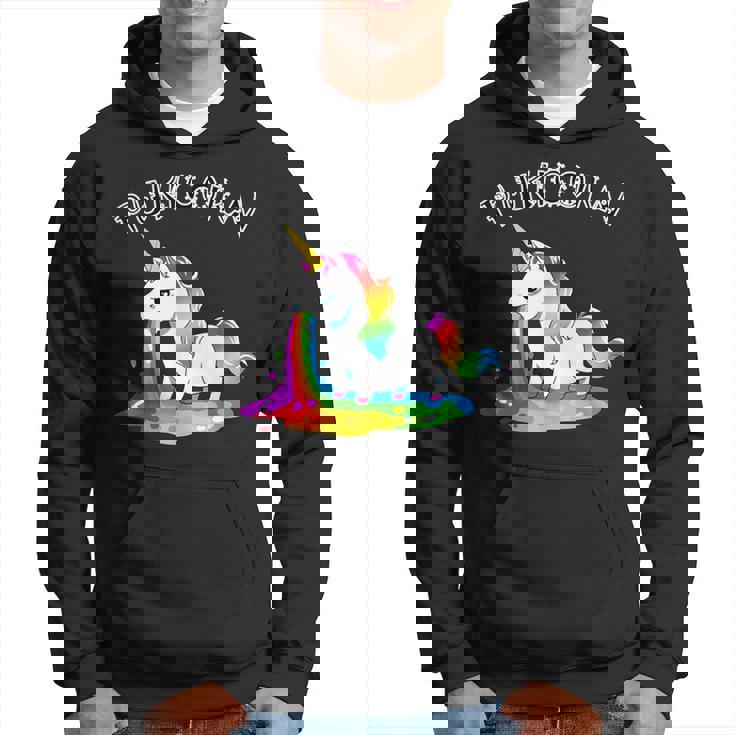 Pukicornómito De Unicorniosómito De Arco Iris Sudadera