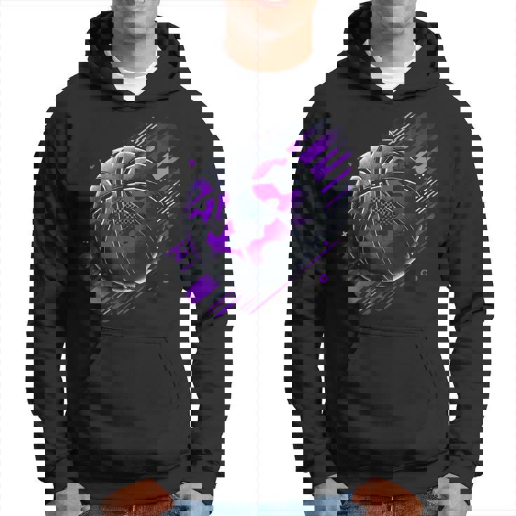 Purple Basketball Camouflage Hoodie Purple Basketball Camouflage Hoodie