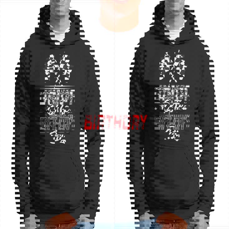 Race Car Grandpa Of The Birthday Boy Racing Family Pit Crew Hoodie