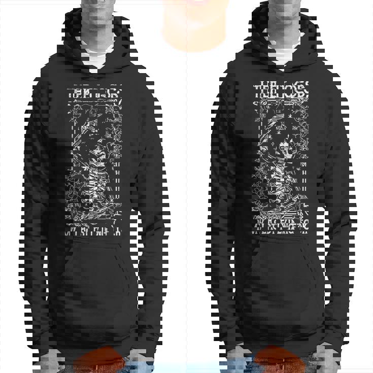 There It Goes My Last Flying Fuck Skeletons Halloween Hoodie