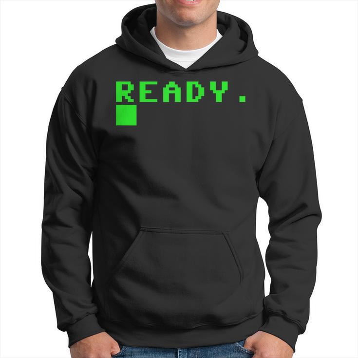 Ready C64 Heimcomputer 80Er Retro Gamer Erinnerung Geschenk Kapuzenpullover