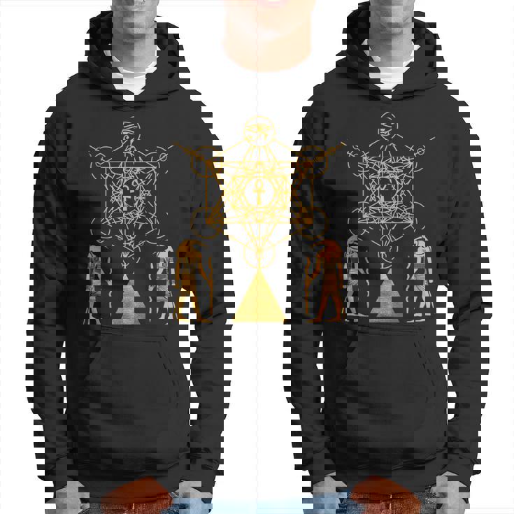 Sacred Geometry Science Egyptian God Thoth Hoodie