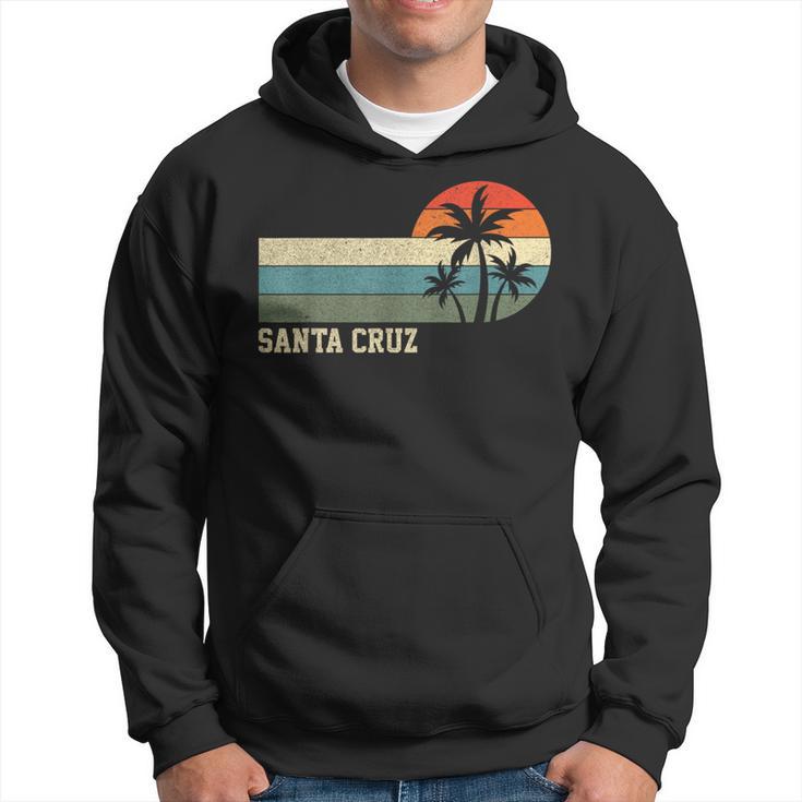 Santa Cruz Ca California Retro Surfing Kapuzenpullover