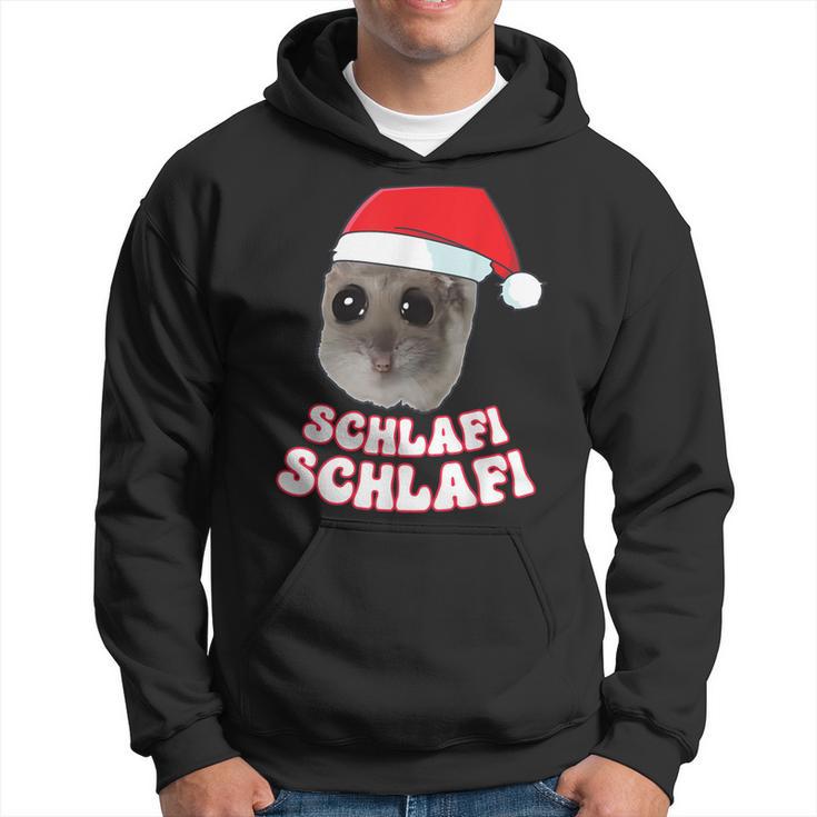 Schlafi Schlafi Hamster Hamstie Christmas Sleep Kapuzenpullover