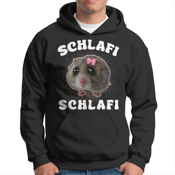 Schlafi Schlafi Sad Hamster Meme Hamster Sleep Sleep Kapuzenpullover