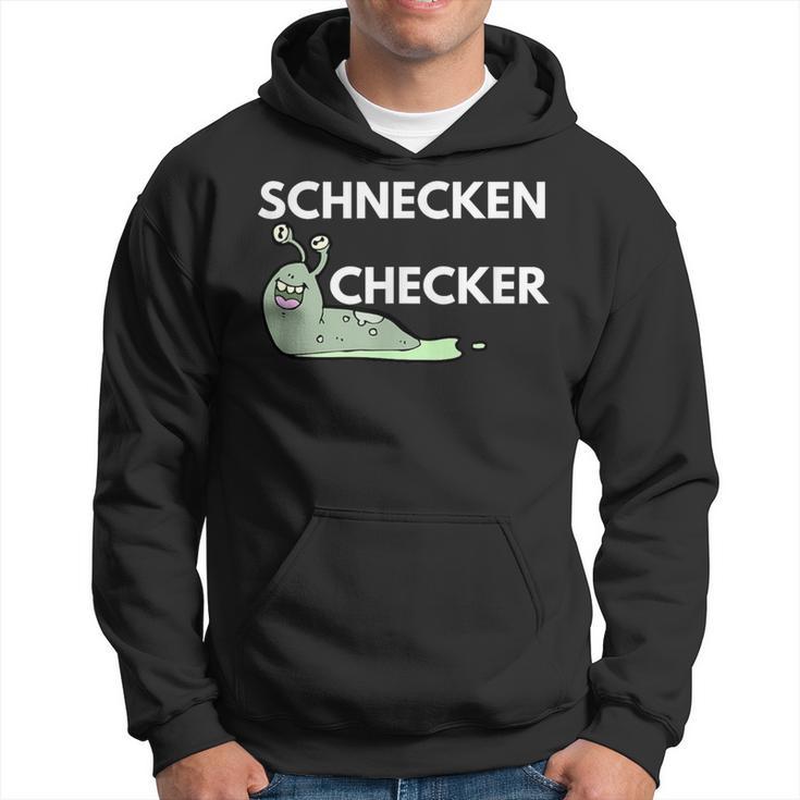 Schneckenchecker Geschenk Für Kommunikative Leute Kapuzenpullover