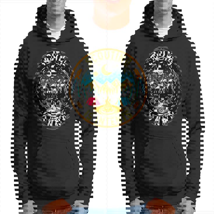 Scouting Is Intents Scout Camper Camping Hoodie