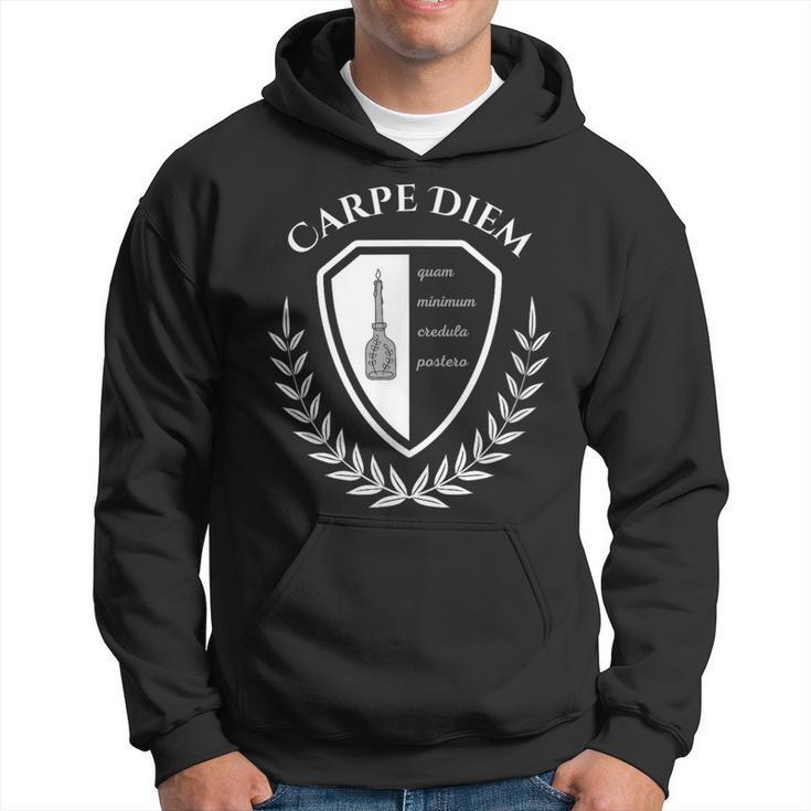 Seize The Day Carpé Diem Klassischer Toter Dichterliebhaber Kapuzenpullover