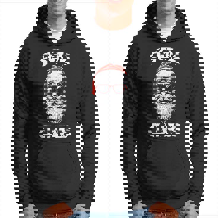 Sigma Claus Santa Christmas Rizz Male The Rizzler Meme Hoodie