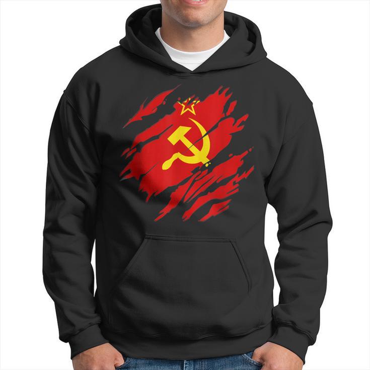 Soviet Flag Retro Ussr Soviet Union Cccp Kapuzenpullover