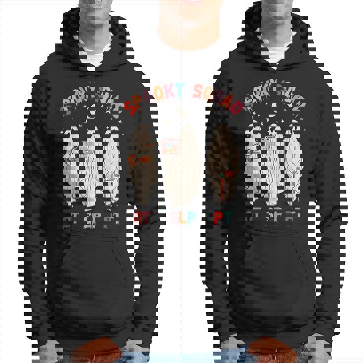 Spooky Squad Slp Ot Pt Ghost Occupational Therapy Hoodie