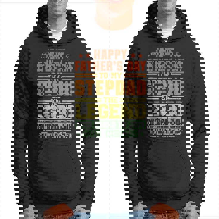 Stepdad Bonus Dad Step Dad For Father's Day Hoodie