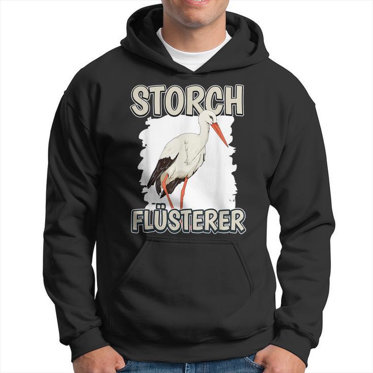 Stork Whisperer Storchflüsterer Sachenogel Stork Kapuzenpullover