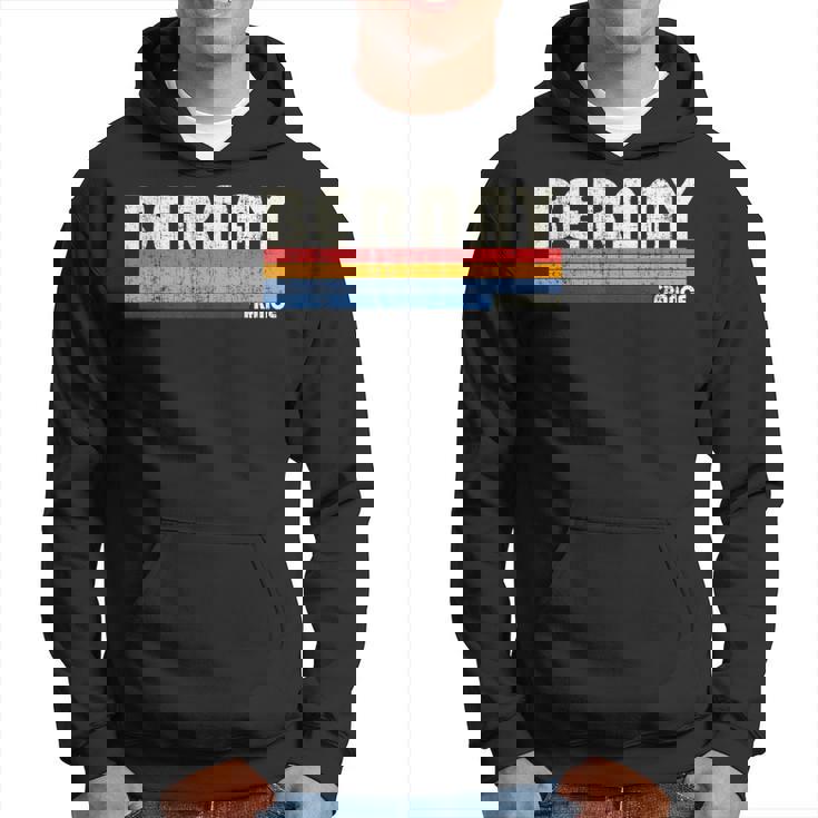 Style Rétro Années 70 80 Bernay France Sweat à capuche