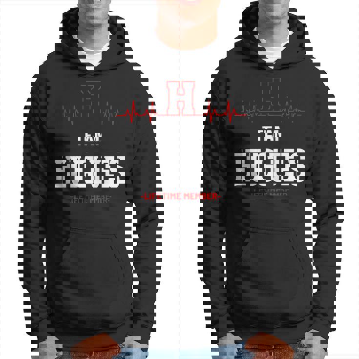 Team Hugues Lifetime Member Hugues Last Name Hoodie