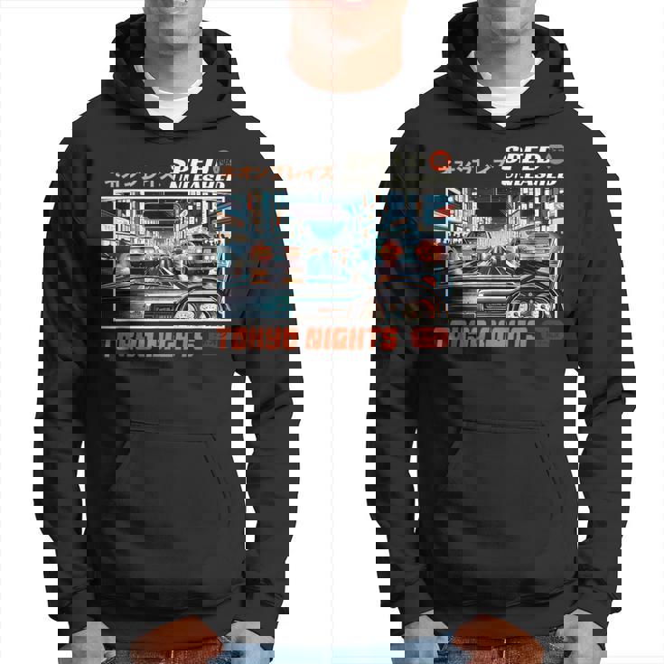 Tokyo Night Drift Sudadera