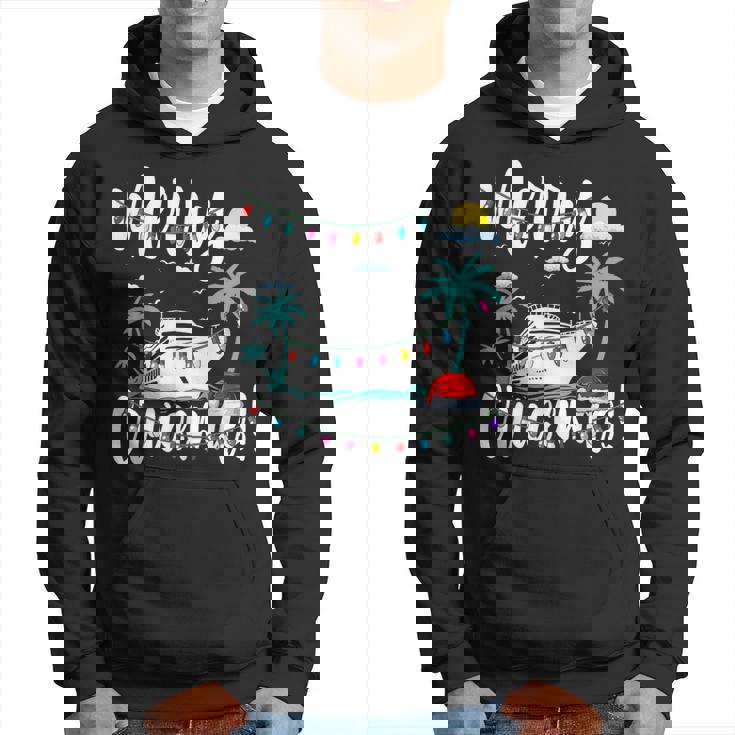 Tropical Heartbeat Christmas Cruise Merry Cruisemas Hoodie