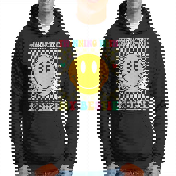 Twinning With My Bestie Twin Matching Twins Day Best Friend Hoodie