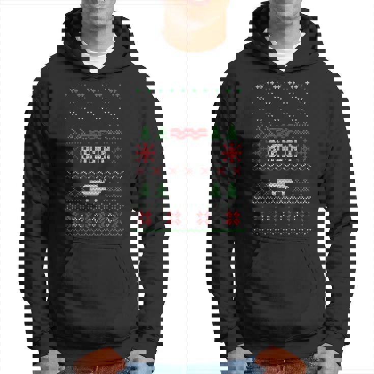 Ugly Christmas Sweater Ugly Sweater Bacon Pig Hoodie