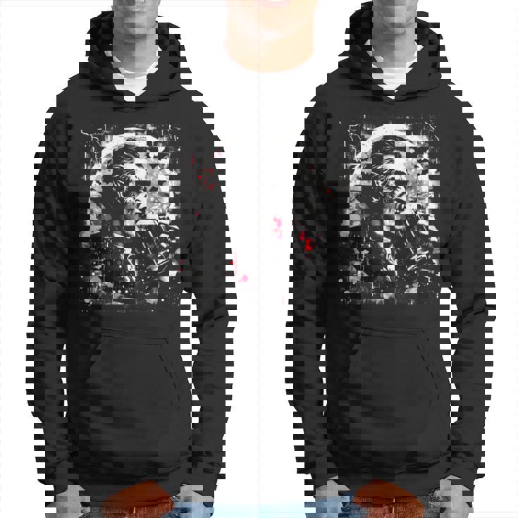 Vampire Beer Drinking Creepy Dracula Beer Halloween Lover Hoodie